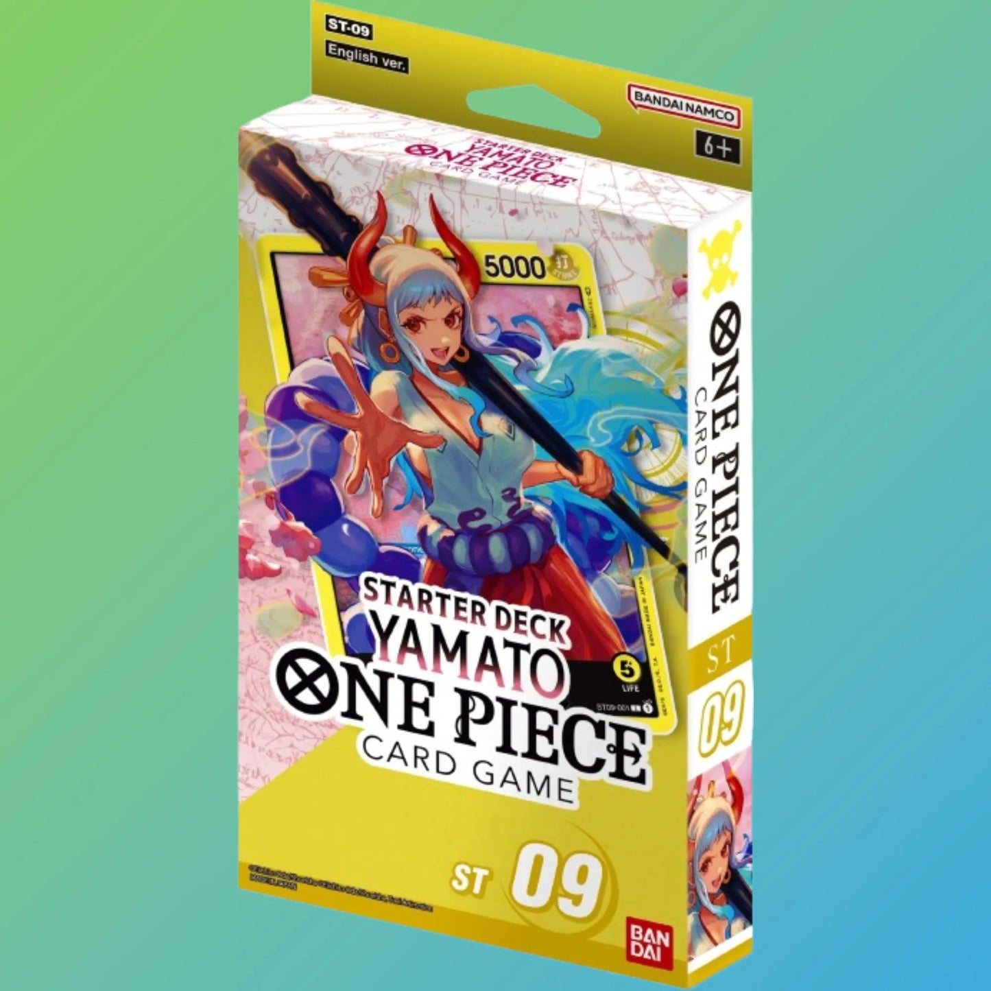 One Piece Card Game ST-09 Yamato Starter Deck Englisch – englische Version, Starter Deck, originale One Piece Sammelkarten, Yamato Set, Trading Card Game, Bandai Namco, Neuheiten 2024, ideal für Sammler und Spieler, kaufen bei mojozone.shop