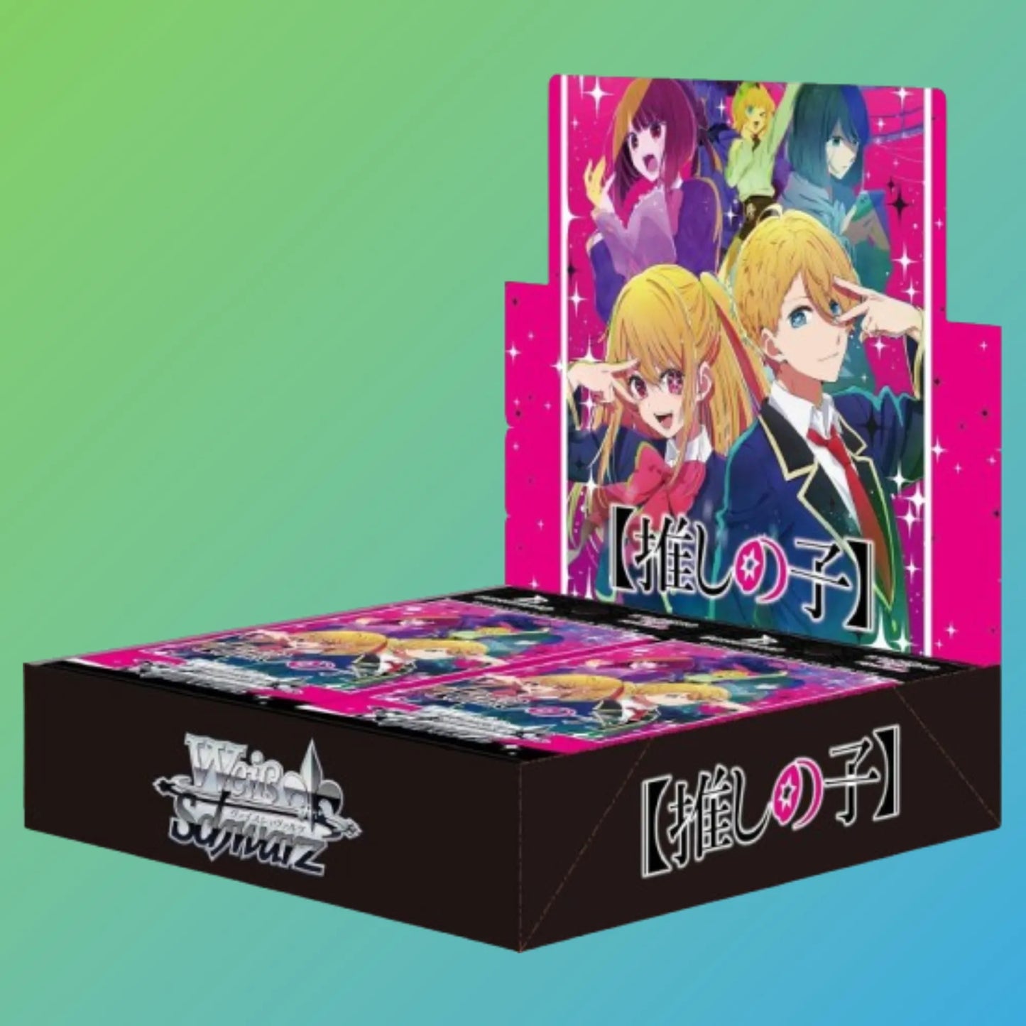 Weiß Schwarz Oshi no Ko Booster Display Japanisch – 16 Booster Packs, japanische Version, Anime Sammelkarten, original Weiß Schwarz TCG, Oshi no Ko Trading Card Game, Premium Booster Display, kaufen bei mojozone.shop, Neuheiten 2024, ideal für Sammler und Anime-Fans