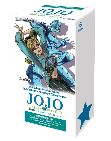 Weiß Schwarz: JoJo's Bizarre Adventure: Stone Ocean Premium Booster Display (6 packs) - EN - mojozone