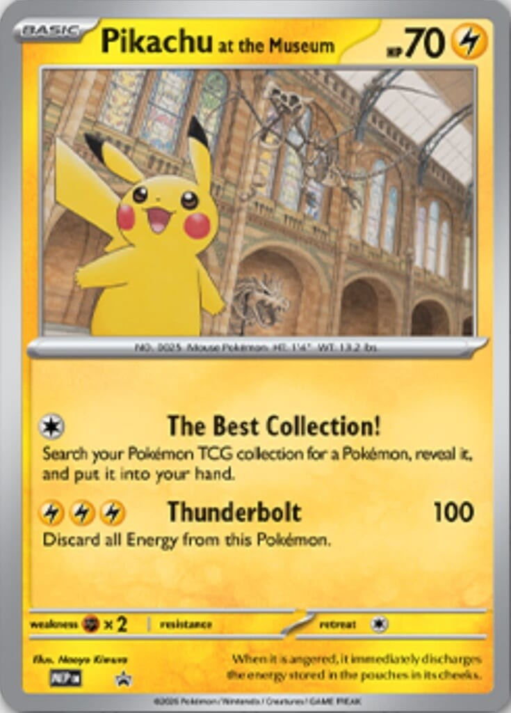 Pikachu at the Museum MEP PROMO XXL - mojozone
