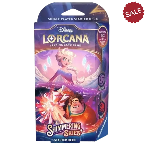 Disney Lorcana: Himmelsleuchten - Starter Deck Amethyst & Rubin - mojozone