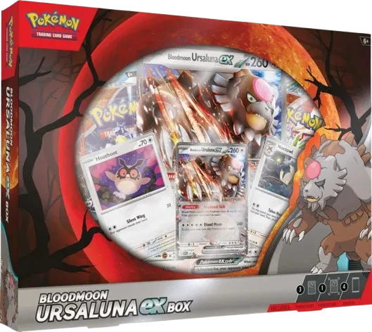 Pokémon TCG: Bloodmoon Ursaluna ex Collection - mojozone