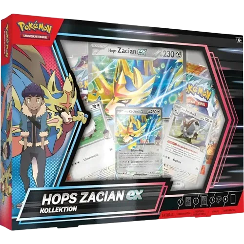 Pokémon TCG: Hops Zacian ex Kollektion (DE) - mojozone