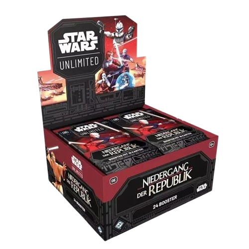 STAR WARS: UNLIMITED - Niedergang der Republik : BOOSTER DISPLAY (24 BOOSTER) - DE