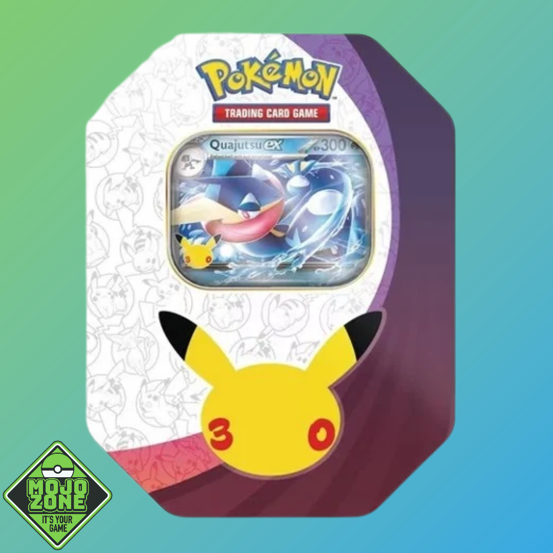 Pokemon 30 Jahre Celebration Quajutsu Tin Box DEUTSCH