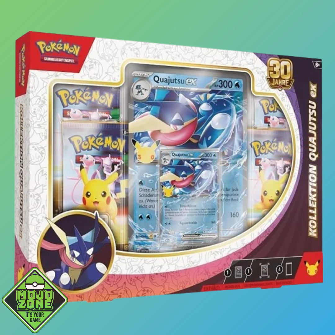Pokemon 30 Jahre Celebration Quajutsu Kollektion DEUTSCH