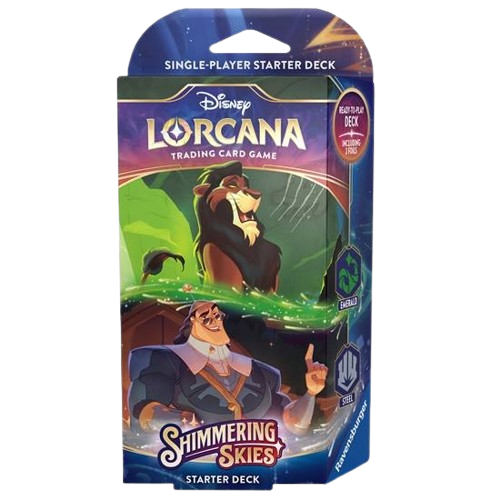 Disney Lorcana: Himmelsleuchten - Starter Deck Smaragd & Stahl