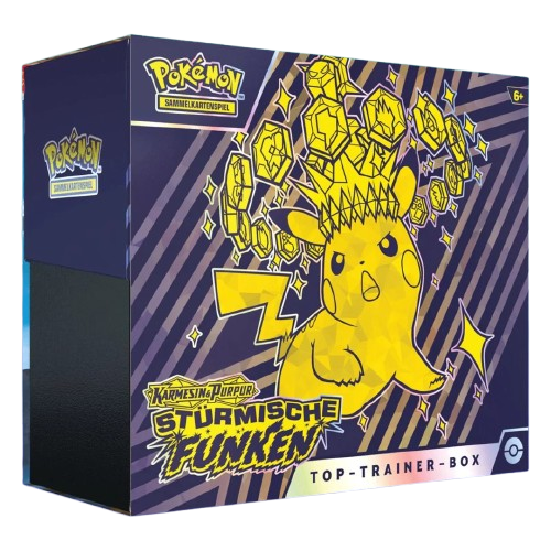 Pokémon TCG: KP8 Top Trainer Box - Stürmische Funken (DE)