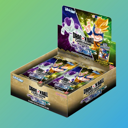 Dragon Ball Super Card Game - Masters - Prismatic Clash Booster Display [B28] - Ultra-Bout Series 01 (English)

Erlebe das nächste Kapitel im Dragon Ball Super Card Game mit dem B28 Booster Display (Englisch)! Dieses Display enthält 24 Booster Packs voller neuer, seltener und exklusiver Karten aus der beliebten Masters Serie. Perfekt für Sammler, kompetitive Spieler und alle Fans von Son Goku, Vegeta &amp; Co.