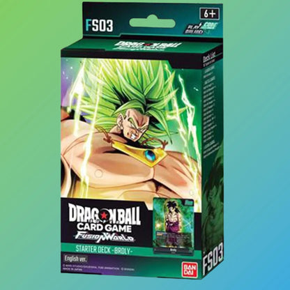 Dragon Ball Super Card Game FS03 Starter Deck Broly Englisch – englische Version, Starter Deck, Broly Deck, Sammelkarten von Bandai Namco, original Dragon Ball TCG, Trading Card Game, FS03 Starter Deck, Mini Deck, Neuheiten 2024, ideal für Sammler und Spieler, kaufen bei mojozone.shop