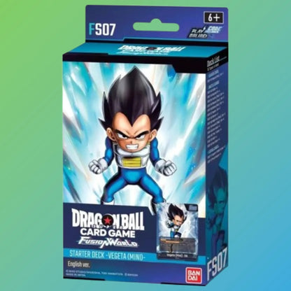 Dragon Ball Super Card Game FS07 Starter Deck Vegeta Mini Englisch – englische Version, Starter Deck, Vegeta Deck, Sammelkarten von Bandai Namco, original Dragon Ball TCG, Trading Card Game, FS07 Starter Deck, Mini Deck, Neuheiten 2024, ideal für Sammler und Spieler, kaufen bei mojozone.shop