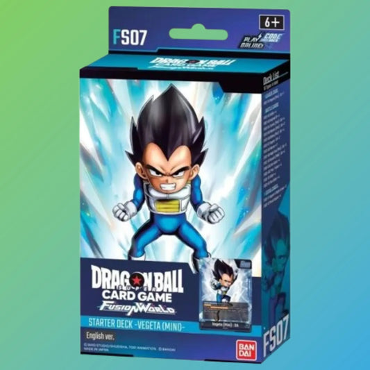 Dragon Ball Super Card Game FS07 Starter Deck Vegeta Mini Englisch – englische Version, Starter Deck, Vegeta Deck, Sammelkarten von Bandai Namco, original Dragon Ball TCG, Trading Card Game, FS07 Starter Deck, Mini Deck, Neuheiten 2024, ideal für Sammler und Spieler, kaufen bei mojozone.shop