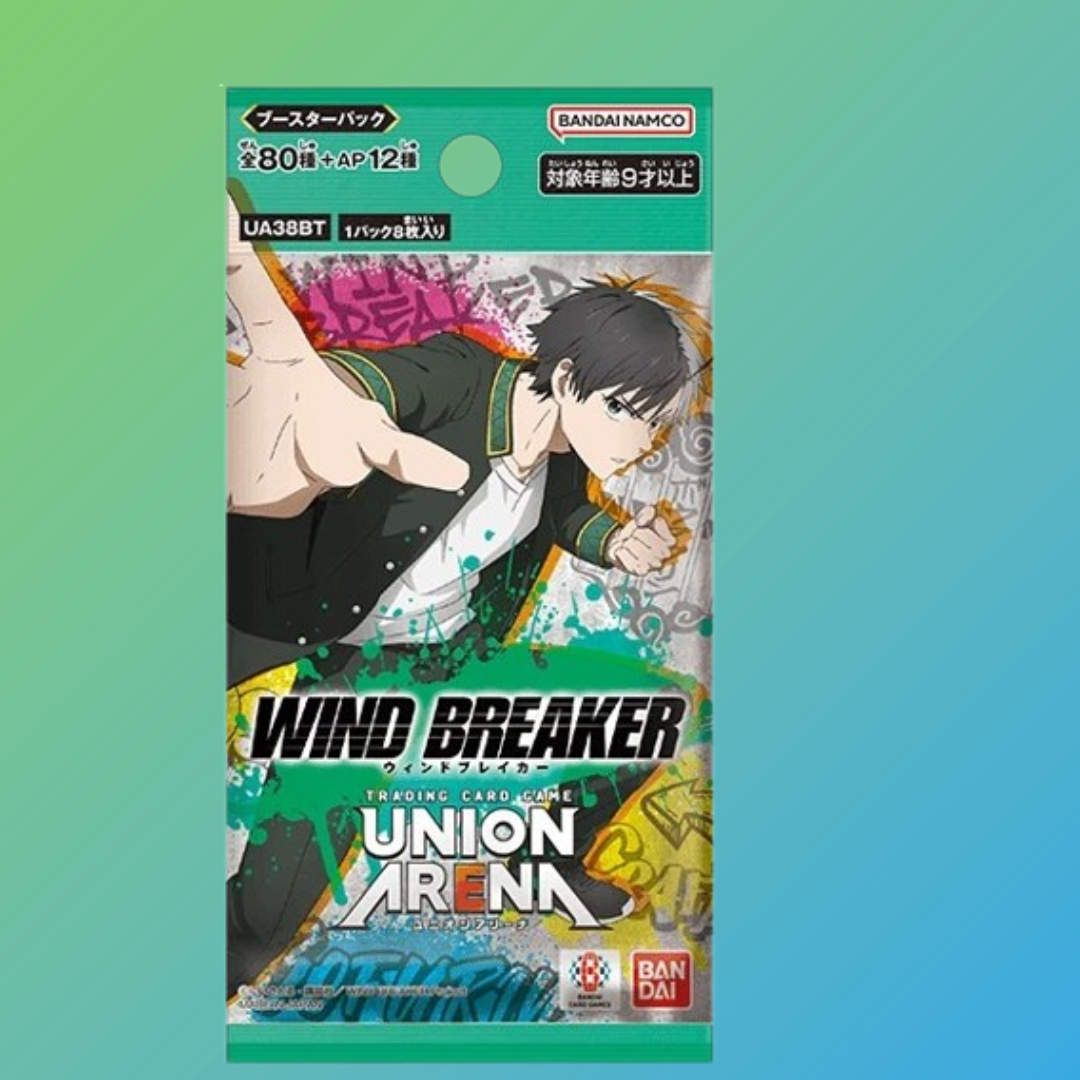 Union Arena – Wind Breaker UA 38BT Booster Display (16 Booster Packs, Japanisch) - mojozone