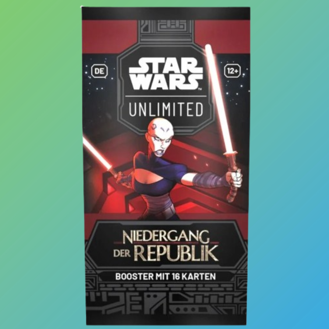 Star Wars: Unlimited – Niedergang der Republik Booster Display (24 Booster Packs, Deutsch) - mojozone