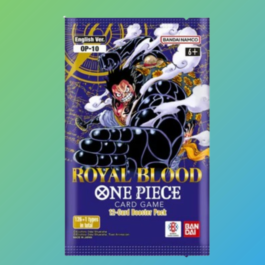One Piece Card Game – OP10 Royal Blood Booster Display (24 Booster Packs, Englisch) - mojozone
