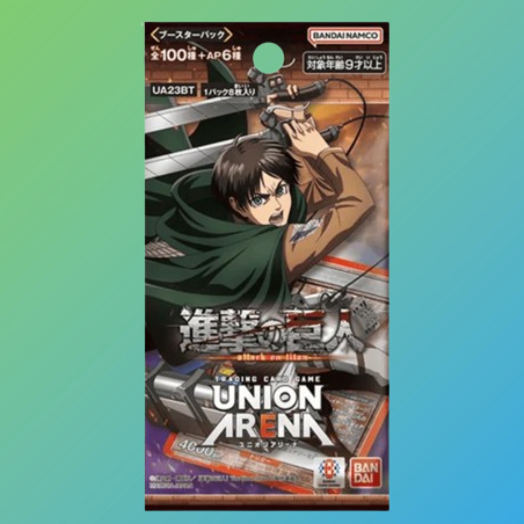 Union Arena – Attack on Titan 2nd Print Booster Display (16 Booster Packs, Japanisch) - mojozone