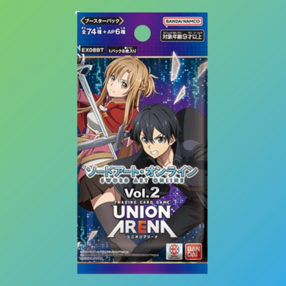 Union Arena – Sword Art Online Vol. 2 UA EX08BT Booster Display (16 Booster Packs, Japanisch) - mojozone