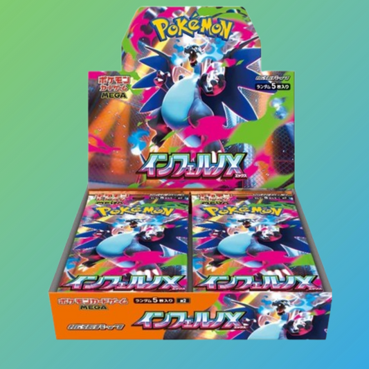 Pokémon TCG – Inferno X Display  mit Folie (30 Booster Packs, Japanisch)