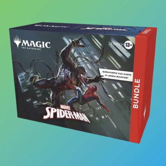 Das Magic the Gathering: Marvel's Spiderman Bundel&nbsp; bietet eine sorgfältig zusammengestellte Auswahl an Boostern mit Spiderman-Themenkarten. Speziell für erfahrene Spieler und Sammler entwickelt, bereichert dieses Display das Spiel mit einzigartigen Marvel-Crossover-Karten, die neue strategische Möglichkeiten eröffnen. Ideal zum Erweitern der Sammlung oder für den kompetitiven Einsatz, gewährleistet es hochwertige Karten und spannenden Spielspaß für anspruchsvolle Magic the Gathering-Fans.