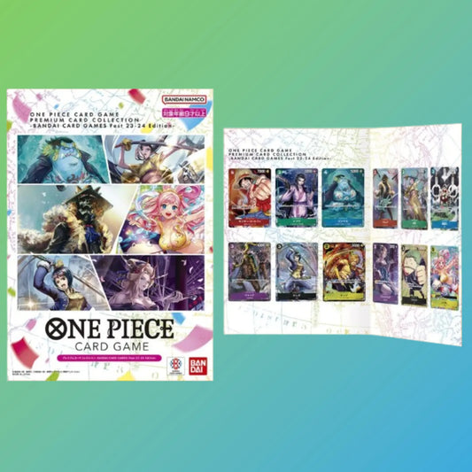 One Piece Card Game Premium Card Collection Bandai Card Games Fest. 23-24 Edition Englisch – englische Version, exklusive Premium Card Collection, originale One Piece Sammelkarten, Bandai Card Games Festival 2023-2024, Trading Card Game, limitierte Edition, Neuheiten 2024, ideal für Sammler und Fans, kaufen bei mojozone.shop