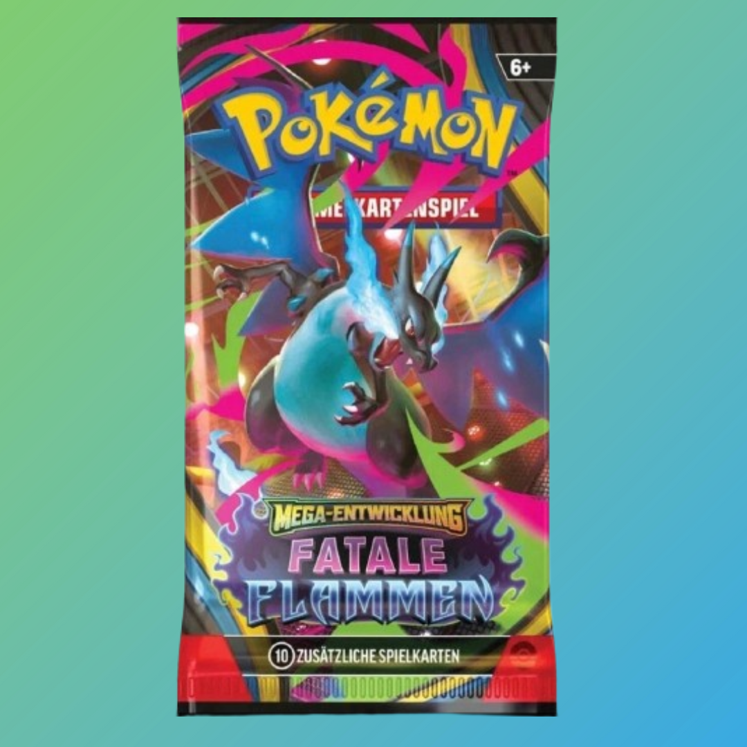 Booster Pokémon Sammelkartenspiel: Fatale Flammen Deutsch - mojozone