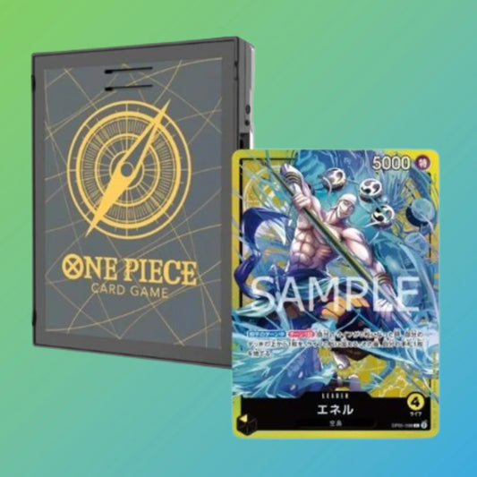 One Piece Sound Loader Volume 2 Enel SL-02 Englisch – englische Version, exklusive Sound Loader Kollektion, originale One Piece Sammelkarten, Enel Edition, SL-02, Trading Card Game, Neuheiten 2024, ideal für Sammler und Fans, kaufen bei mojozone.shop
