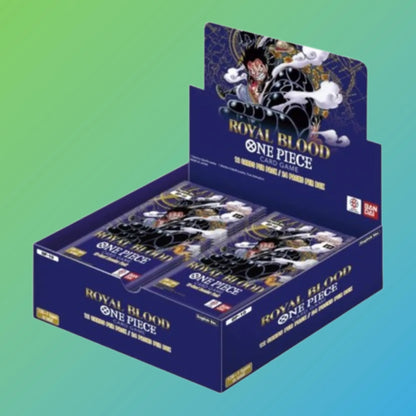 One Piece Card Game OP10 Royal Blood Booster Display Englisch – 24 Booster Packs, englische Version, originale One Piece Sammelkarten, Royal Blood Set, Trading Card Game, Booster Display, Neuheiten 2024, ideal für Sammler und Spieler, kaufen bei mojozone.shop