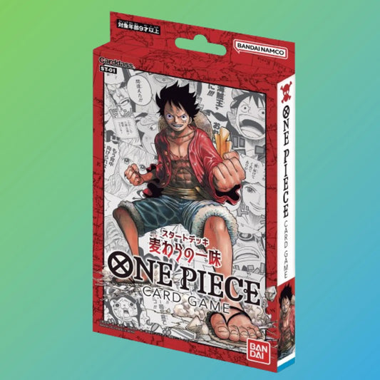 One Piece Card Game ST-01 Straw Hat Crew Starter Deck Japanisch – japanische Version, Starter Deck, originale One Piece Sammelkarten, Straw Hat Crew Set, Trading Card Game, Bandai Namco, Neuheiten 2024, ideal für Sammler und Spieler, kaufen bei mojozone.shop