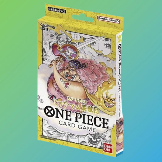 One Piece Card Game ST-07 Big Mom Pirates Starter Deck Japanisch – japanische Version, Starter Deck, originale One Piece Sammelkarten, Big Mom Pirates Set, Trading Card Game, Bandai Namco, Neuheiten 2024, ideal für Sammler und Spieler, kaufen bei mojozone.shop