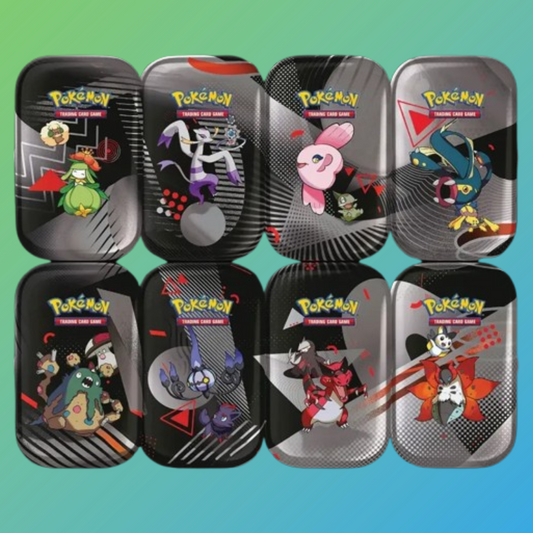 Pokémon Sammelkartenspiel: SV 10.5Black Bolt und White Flare Mini Tin ENGLISCH