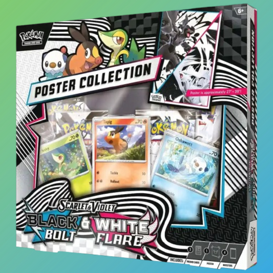Pokémon Sammelkartenspiel: SV 10.5Black Bolt und White Flare Poster Collection ENGLISCH