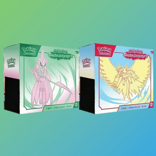 Pokémon TCG KP 6.0 Paradox Rift Top Trainer Box Deutsch – Elite Trainer Box, Sammelkarten, enthält Booster Packs und Zubehör, originalverpackt, ideal für Sammler und Spieler
Damit sind die wichtigsten Keywords enthalten: Pokémon TCG, KP 6.0, Paradox Rift, Top Trainer Box, Deutsch, Elite Trainer Box, Booster Packs, Zubehör, Sammler, Spieler.