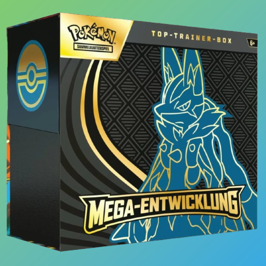 Pokémon Sammelkartenspiel: ME01 Mega Entwicklung Top Trainer Box Deutsch