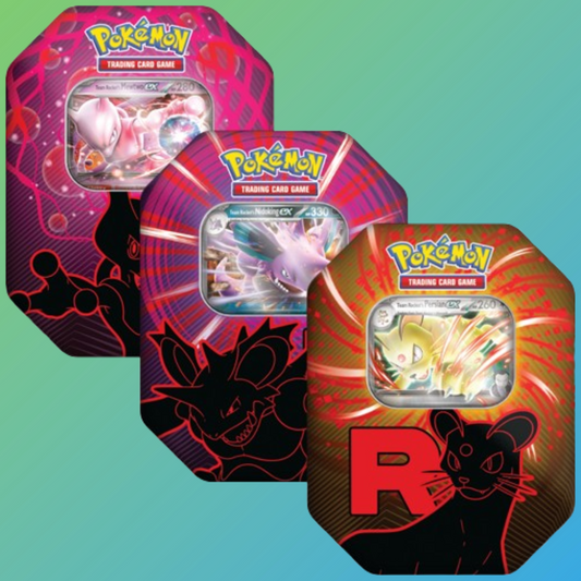 Pokémon Sammelkartenspiel: Team Rocket Tin Case (6 Tins) Englisch