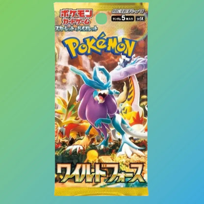 Pokémon TCG Wild Force Display Japanisch – 30 Booster Packs, japanische Version, originale Pokémon Sammelkarten, Wild Force Set, Trading Card Game, Booster Display, Neuheiten 2024, ideal für Sammler und Spieler, kaufen bei mojozone.shop