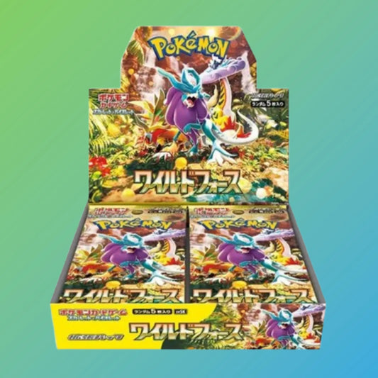 Pokémon TCG Wild Force Display Japanisch – 30 Booster Packs, japanische Version, originale Pokémon Sammelkarten, Wild Force Set, Trading Card Game, Booster Display, Neuheiten 2024, ideal für Sammler und Spieler, kaufen bei mojozone.shop