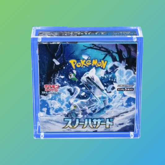 
Acrylic Box für japanische Booster Box – transparente Acryl-Aufbewahrungsbox, Schutz für TCG Booster Boxen aus Japan, staubdicht, stabil, ideal für Sammelkarten und Sammler
