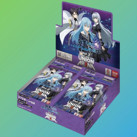Union Arena That Time I Got Reincarnated As A Slime Vol. 2 Booster Display Japanisch – 16 Booster Packs, japanische Version, Anime Sammelkarten, original Union Arena TCG, That Time I Got Reincarnated As A Slime Trading Card Game, Vol. 2 Booster Display, kaufen bei mojozone.shop, Neuheiten 2024, ideal für Sammler und Anime-Fans