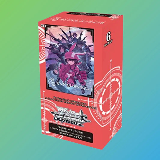Weiß Schwarz Sword Art Online Alternative Gun Gale Online II Extra Booster Display Japanisch – japanische Version, Extra Booster Display, originale Anime Sammelkarten, Sword Art Online Alternative Gun Gale Online II Set, Trading Card Game, Neuheiten 2024, ideal für Sammler und Anime-Fans, kaufen bei mojozone.shop