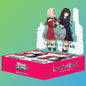 Weiß Schwarz – Lycoris Recoil Booster Box (Englisch) – versiegelte Sammelbox mit 16 englischsprachigen Boosterpacks aus der Lycoris Recoil Edition. Enthält exklusive Sammelkarten mit beliebten Charakteren und Szenen aus dem Anime Lycoris Recoil. Ideal für Sammler und Spieler, die ihre Weiß Schwarz Sammlung erweitern oder auf der Suche nach limitierten und besonderen Karten sind. Perfekt für Booster-Openings, Tausch oder als Geschenk für Anime- und TCG-Fans.