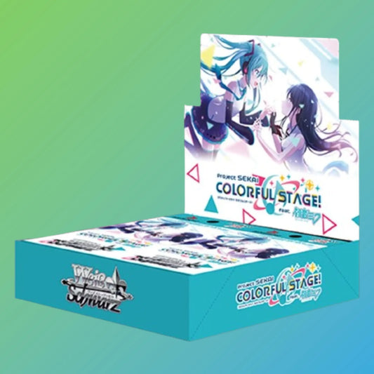 Weiß Schwarz Project SEKAI COLORFUL STAGE! feat. Hatsune Miku Booster Display Japanisch – 16 Booster Packs, japanische Version, originale Anime Sammelkarten, Project SEKAI COLORFUL STAGE! Hatsune Miku Set, Booster Display, Trading Card Game, Neuheiten 2024, ideal für Sammler und Anime-Fans, kaufen bei mojozone.shop