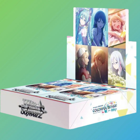Weiß Schwarz Project SEKAI COLORFUL STAGE! feat. Hatsune Miku Vol. 2 Booster Display Japanisch – 16 Booster Packs, japanische Version, originale Anime Sammelkarten, Project SEKAI COLORFUL STAGE! Hatsune Miku Vol. 2 Set, Booster Display, Trading Card Game, Neuheiten 2024, ideal für Sammler und Anime-Fans, kaufen bei mojozone.shop