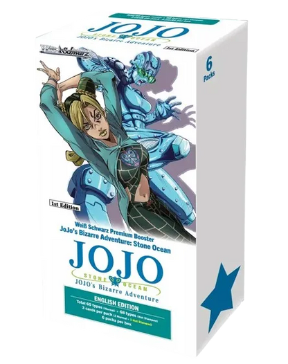 Weiß Schwarz: JoJo's Bizarre Adventure: Stone Ocean Premium Booster Display (6 packs) - EN - mojozone