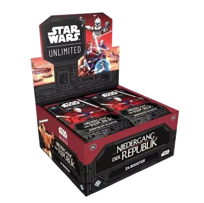 STAR WARS: UNLIMITED - Niedergang der Republik : BOOSTER DISPLAY (24 BOOSTER) - DE - mojozone